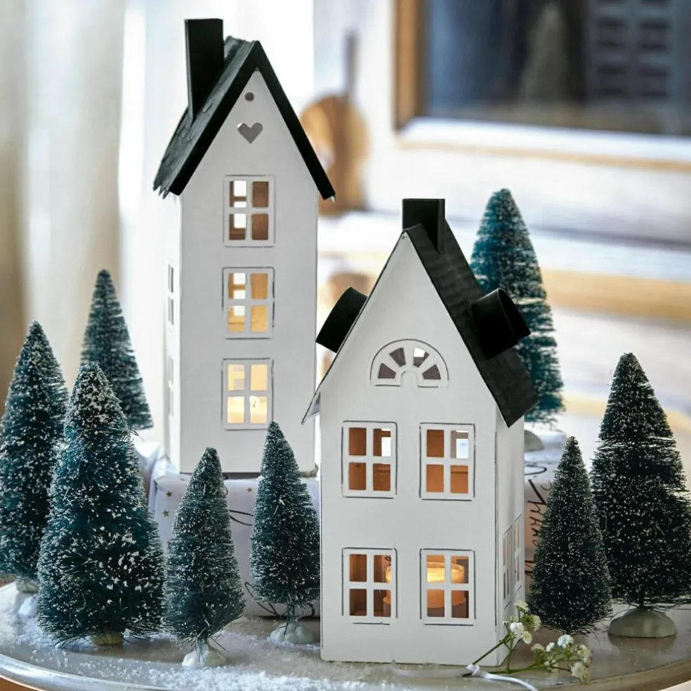 2 lanternes maisonnettes Gunar