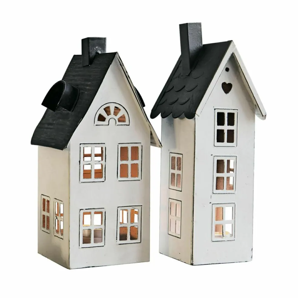 2 lanternes maisonnettes Gunar