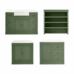 4 meubles de cuisine Lansbury