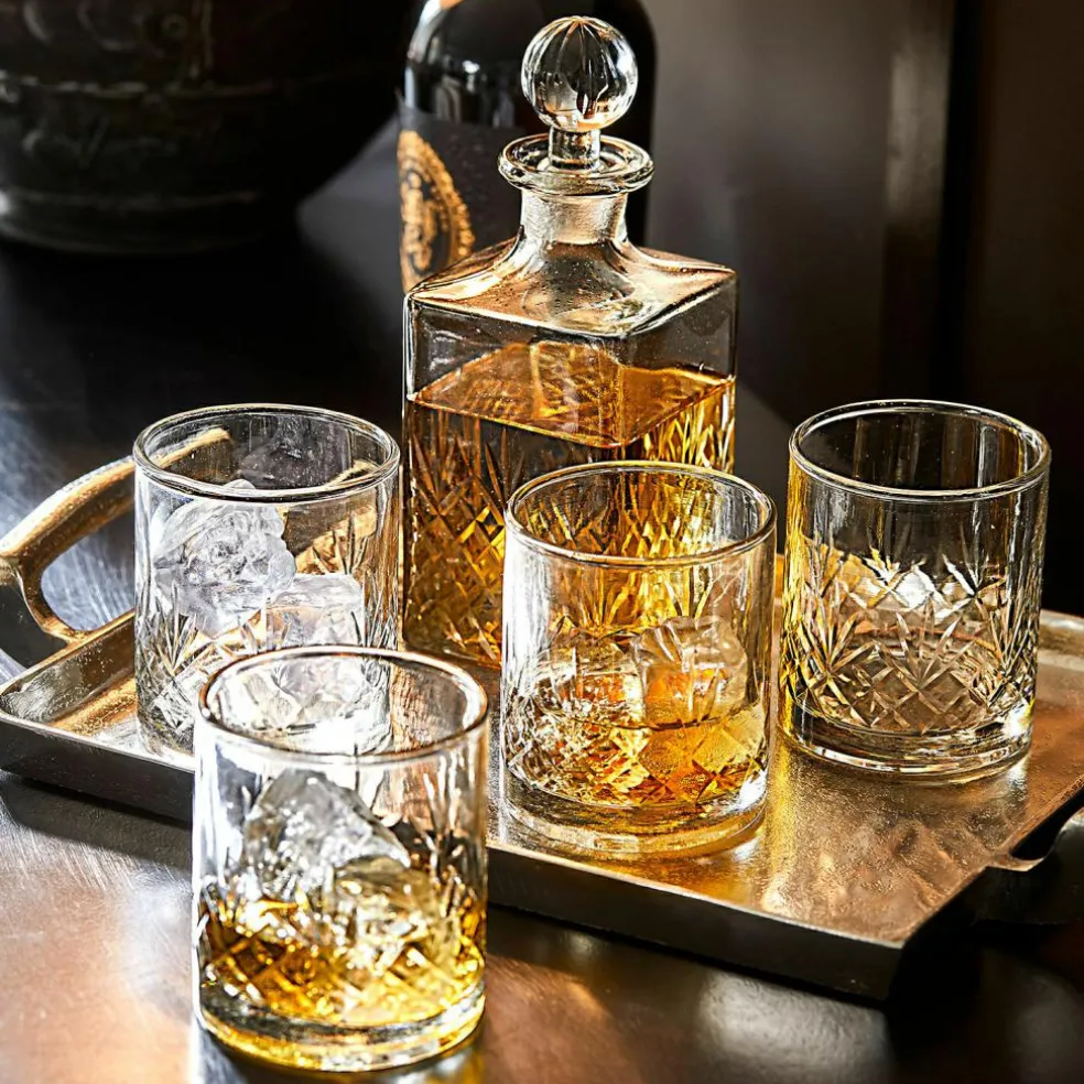 Carafe et lot de 4 verres Kerrington