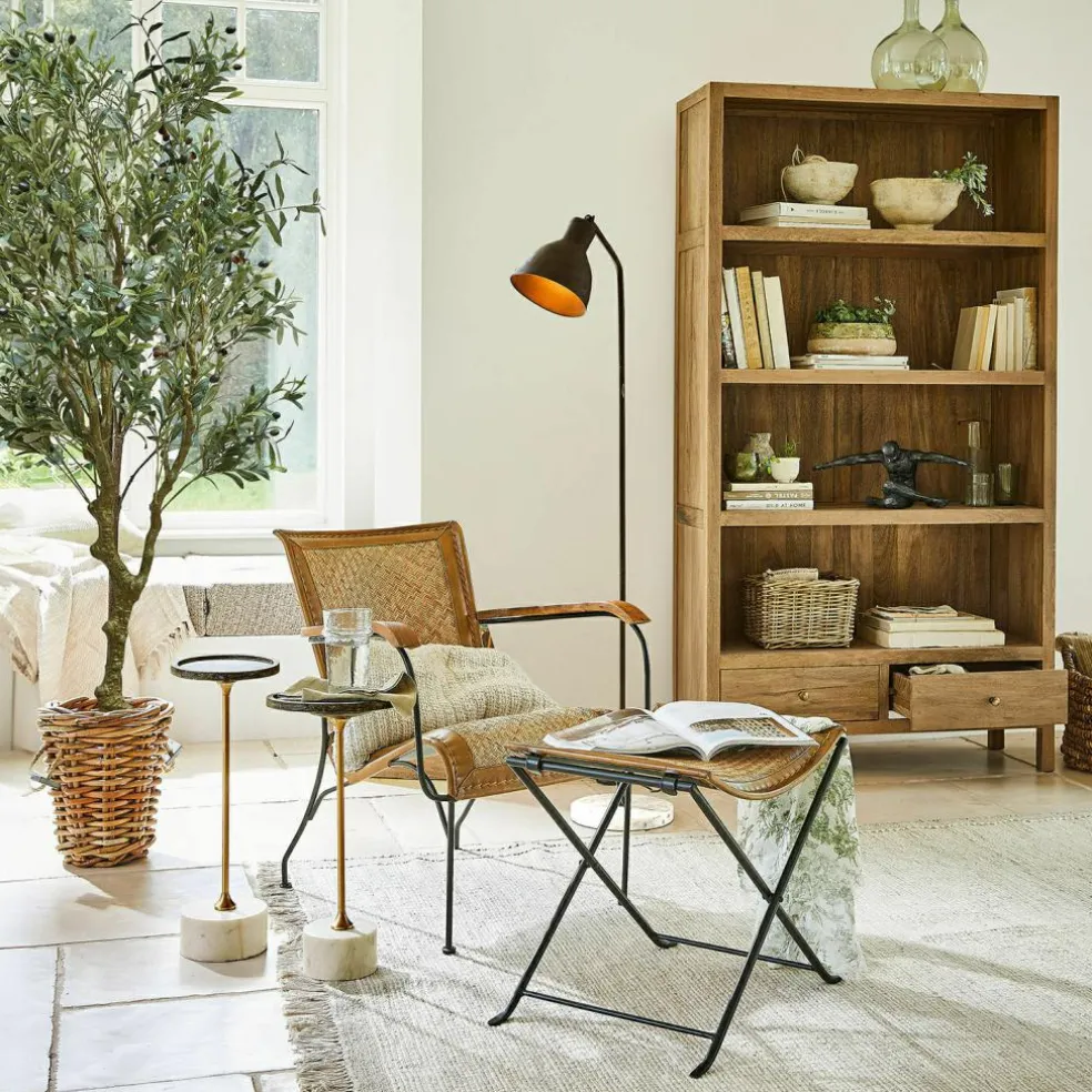 Chaise avec tabouret Dauvron