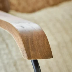 Chaise avec tabouret Dauvron