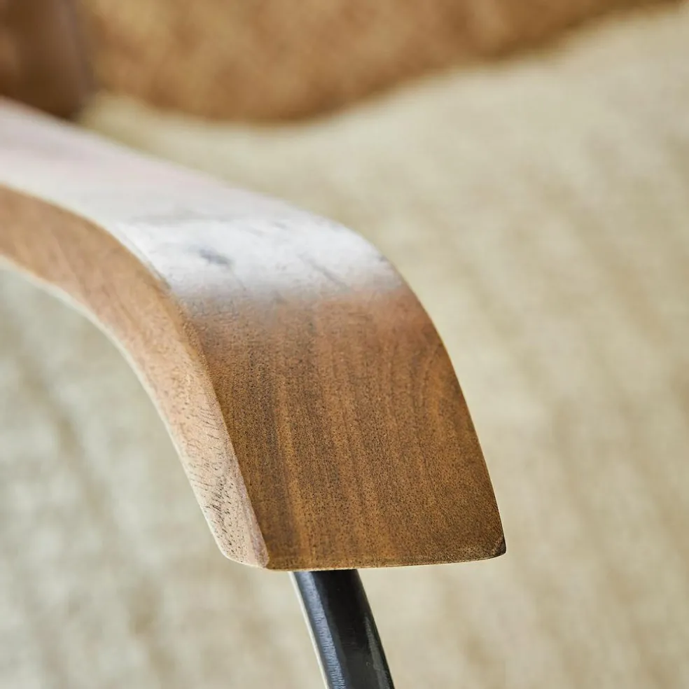 Chaise avec tabouret Dauvron