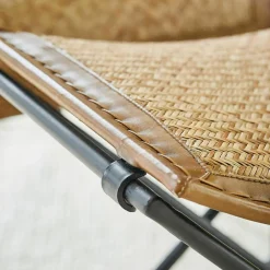 Chaise avec tabouret Dauvron