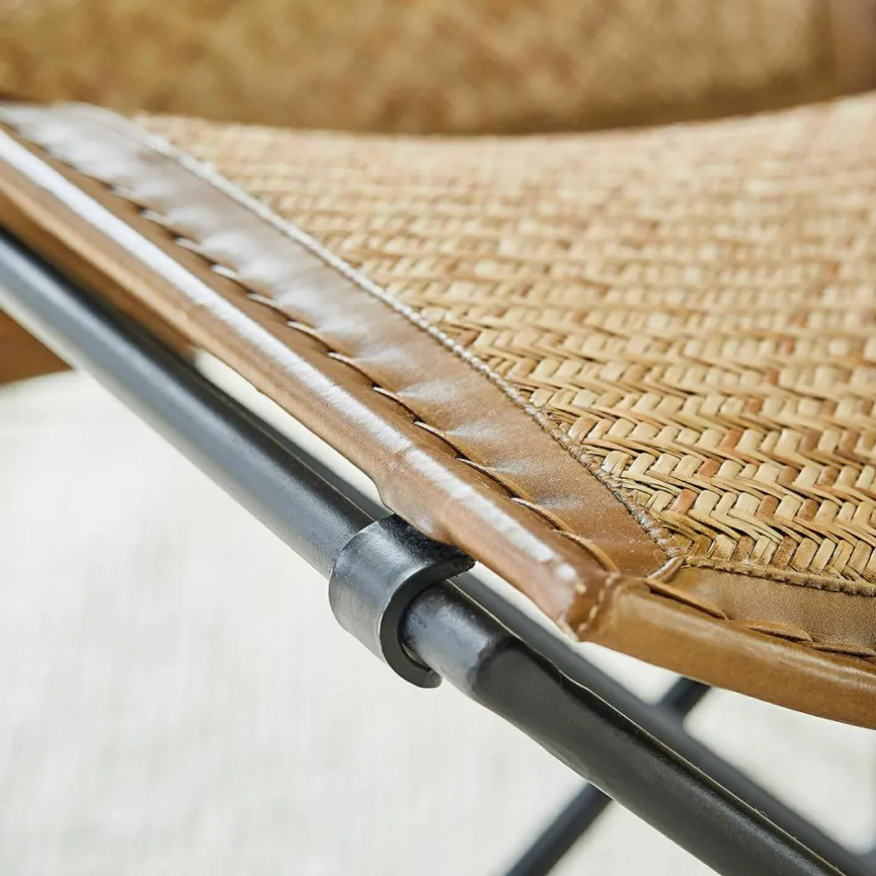 Chaise avec tabouret Dauvron