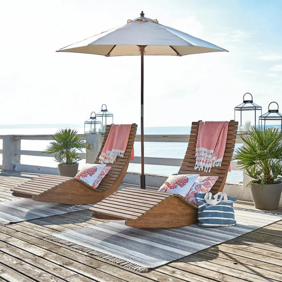 Chaise longue à bascule Wenham