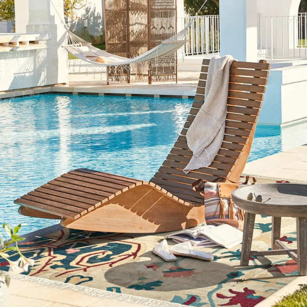 Chaise longue à bascule Wenham