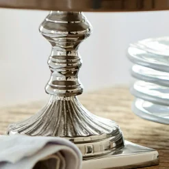 Cloche en verre avec plateau Mine