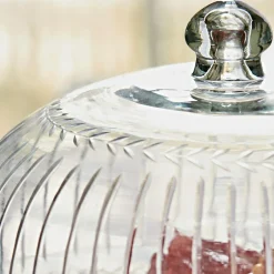 Cloche en verre avec plateau Layla