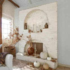 Console de cheminée Forêt Émeraude