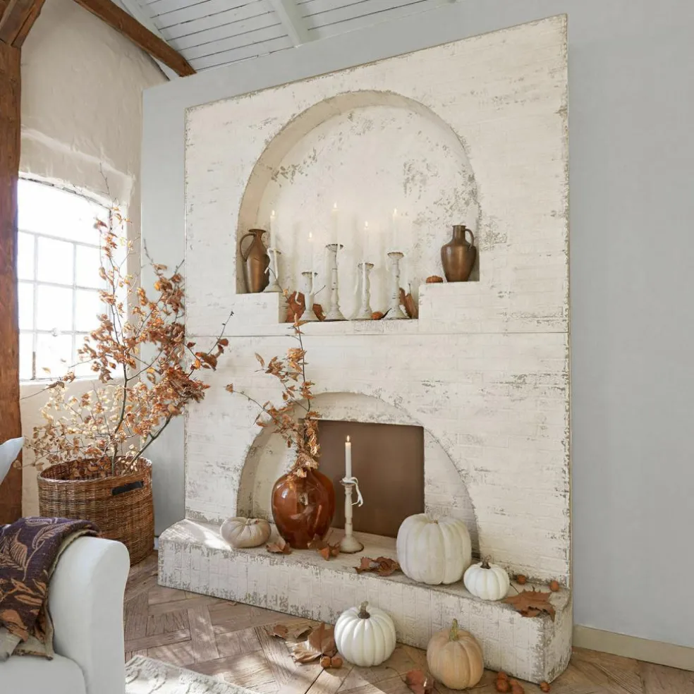 Console de cheminée Forêt Émeraude