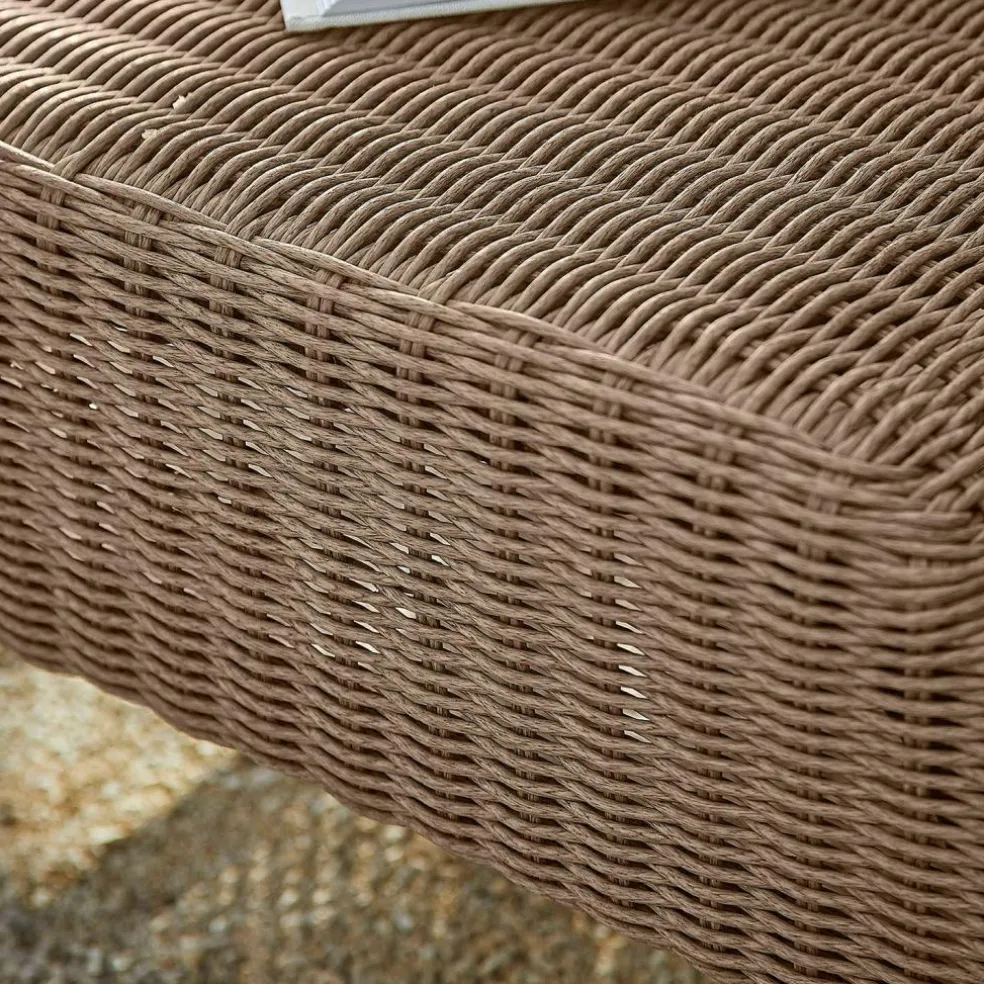 Corbeille de plage avec repose-pieds Sanivane