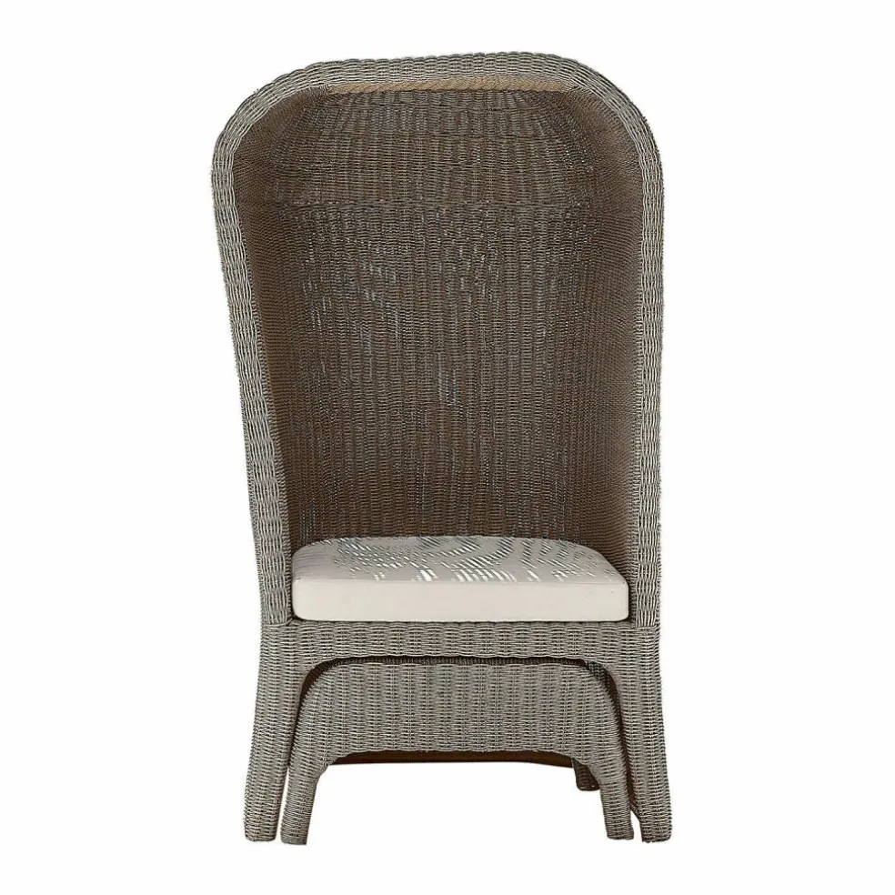 Corbeille de plage avec repose-pieds Sanivane