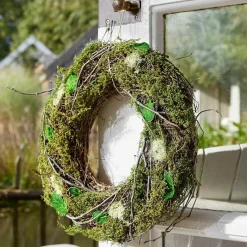 Couronne de fleurs séchées Vantile