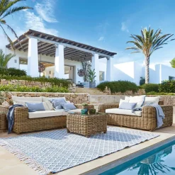 Ensemble canapé et fauteuil Camas