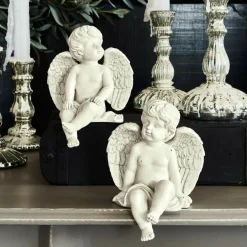 Lot de 2 anges décoratifs Starlight