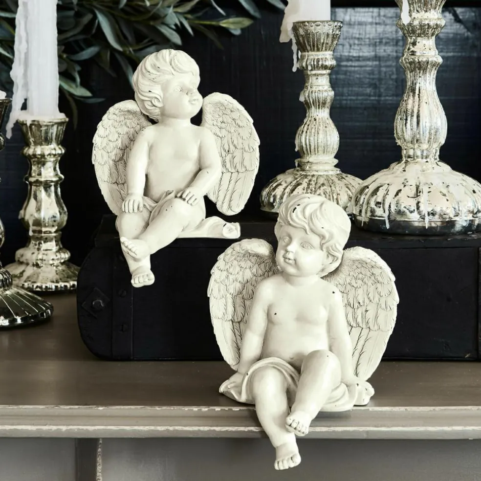 Lot de 2 anges décoratifs Starlight