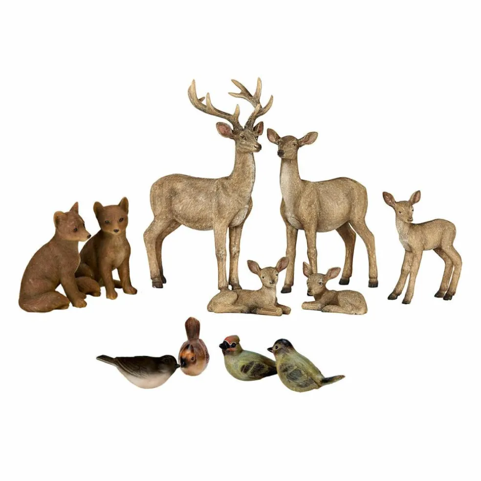 Lot de 11 animaux de la forêt Pluvet