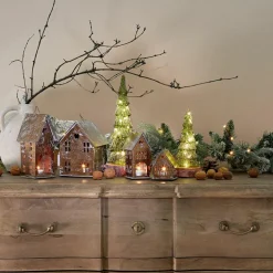 Lot de 2 arbres à LED Merrton