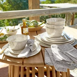 Lot de 4 assiettes à dessert Luganville