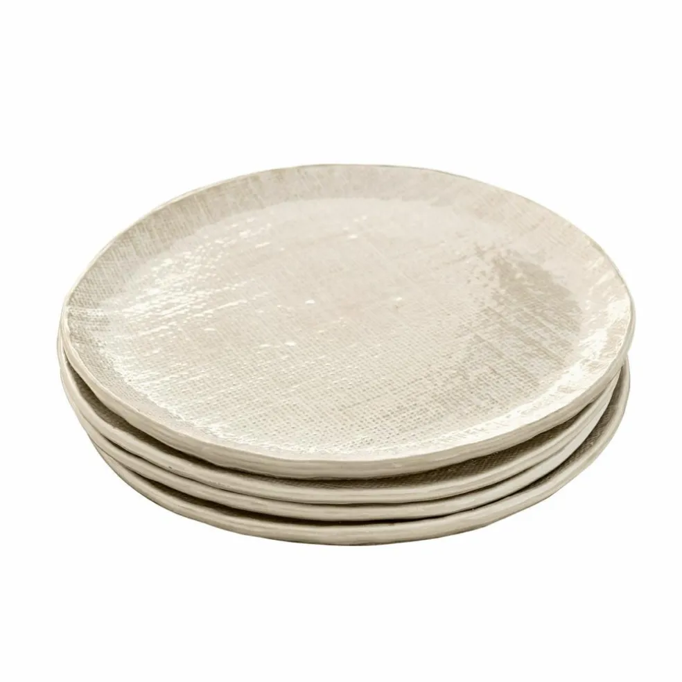 Lot de 4 assiettes à dessert Luganville