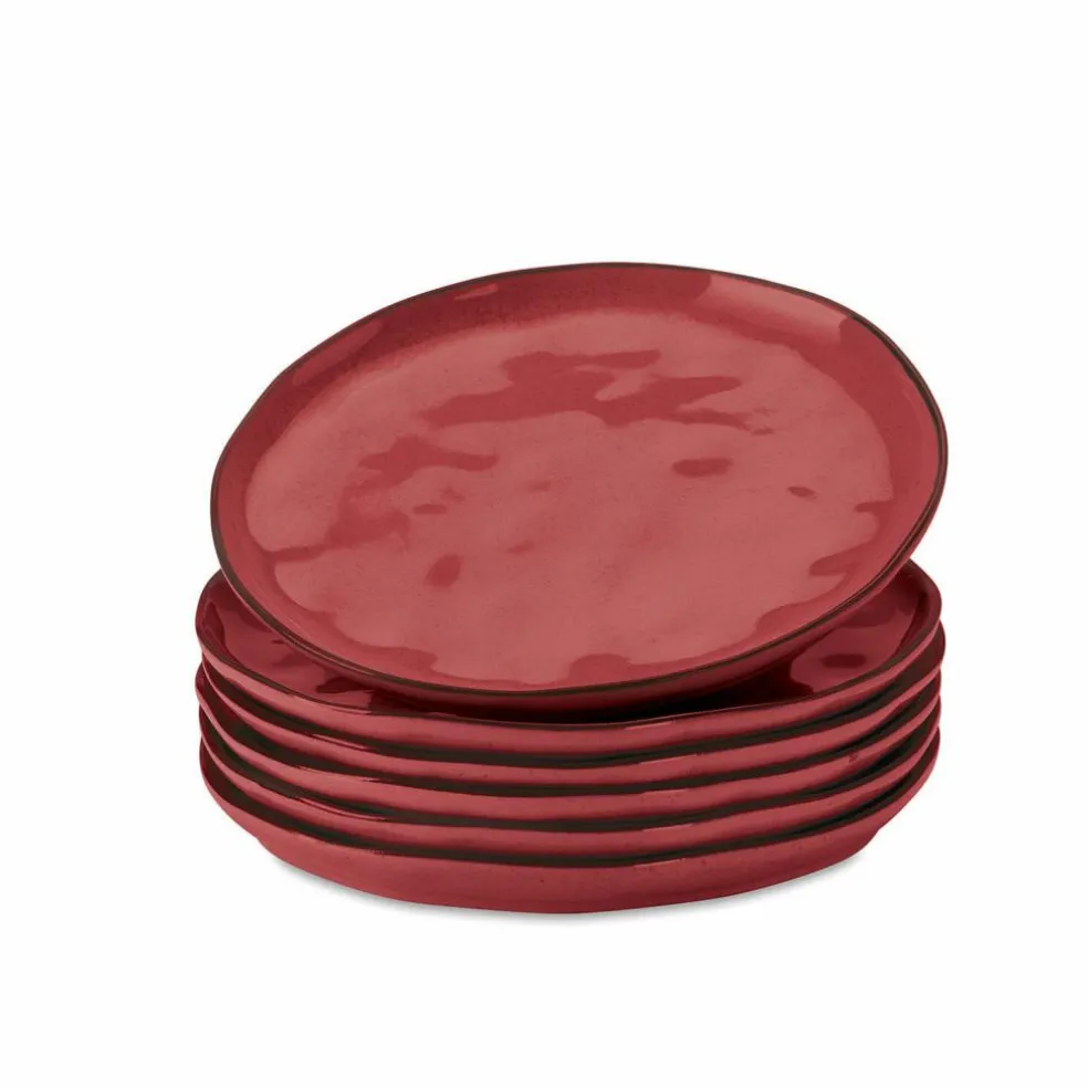 Lot de 6 assiettes à dessert Biarré