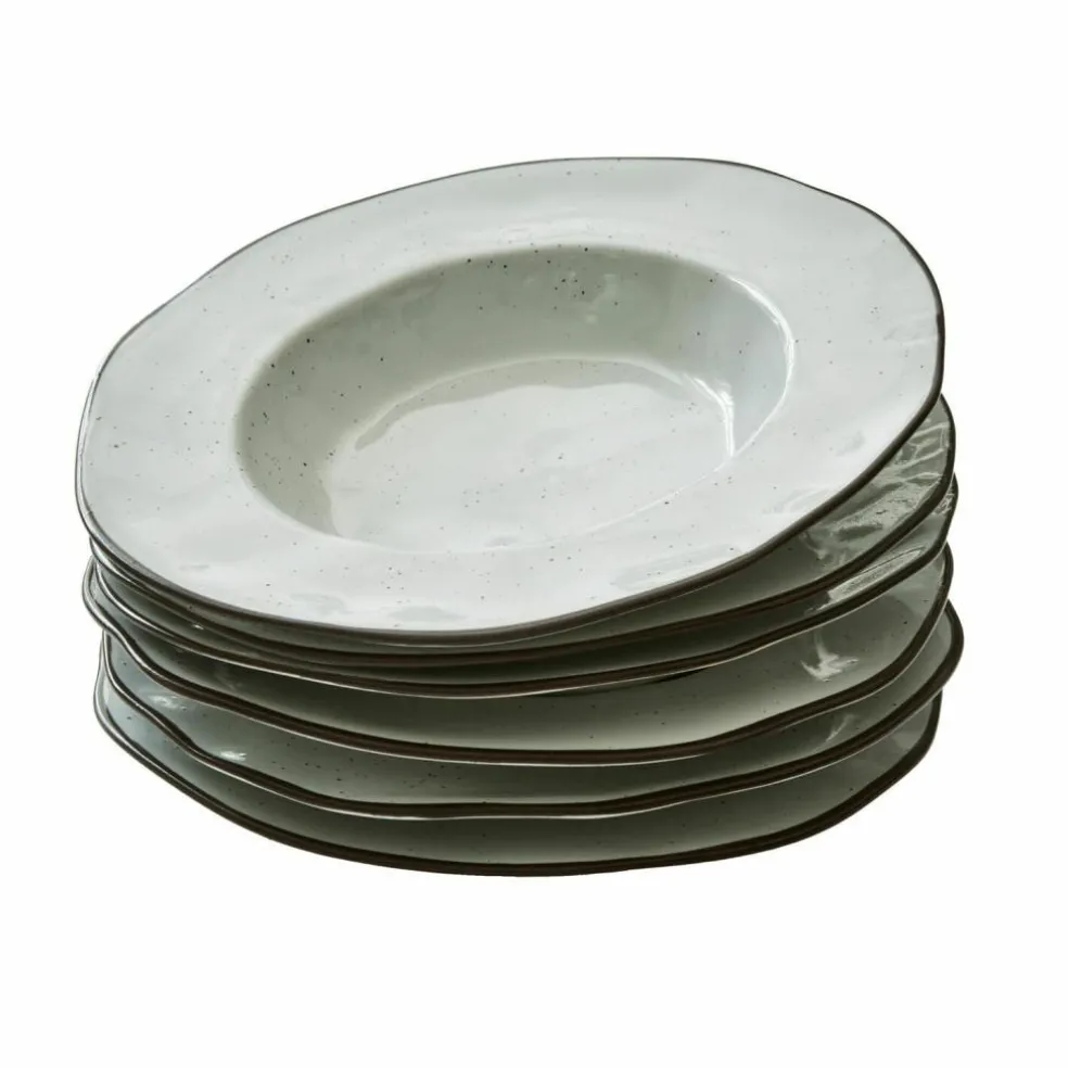 Lot de 6 assiettes creuses Biarré
