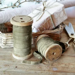 Lot de 2 bobines de ruban en velours Liandis