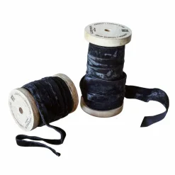 Lot de 2 bobines de ruban en velours Liandis