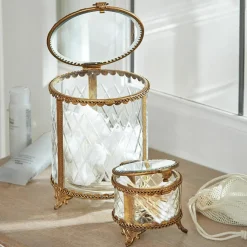 Lot de 2 boîtes en verre Svelteque