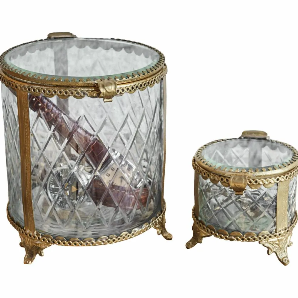 Lot de 2 boîtes en verre Svelteque