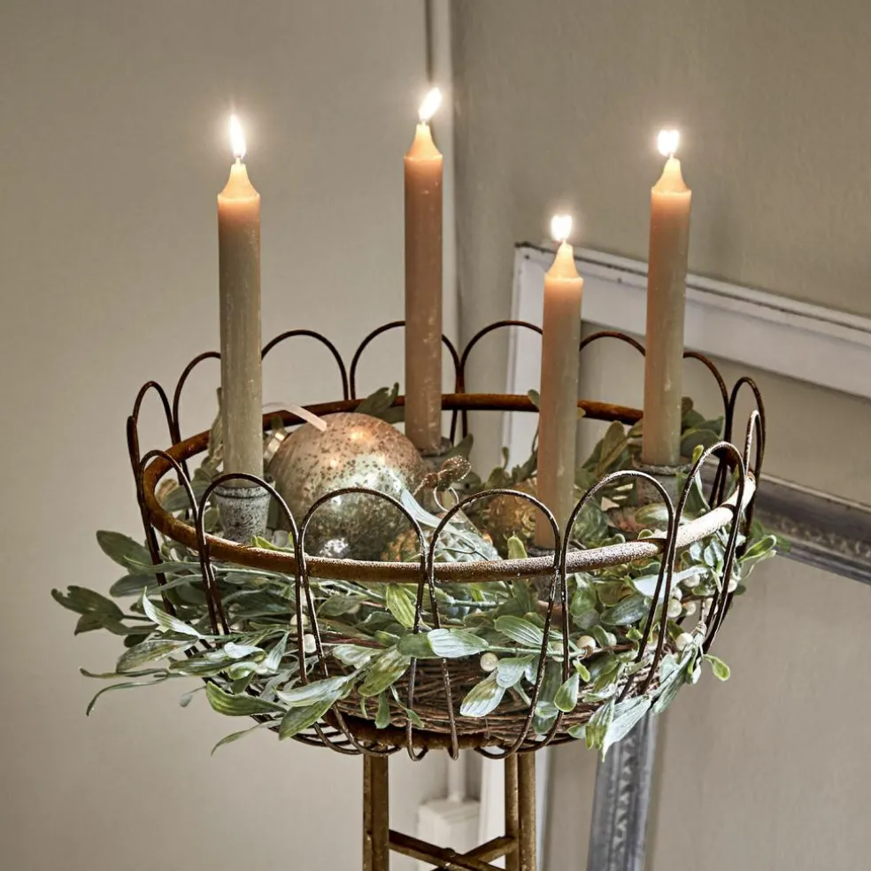 Lot de 4 bougeoirs à piquer Korraine