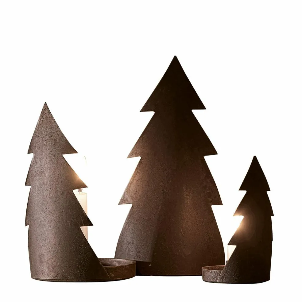 Lot de 3 bougeoirs Ageville