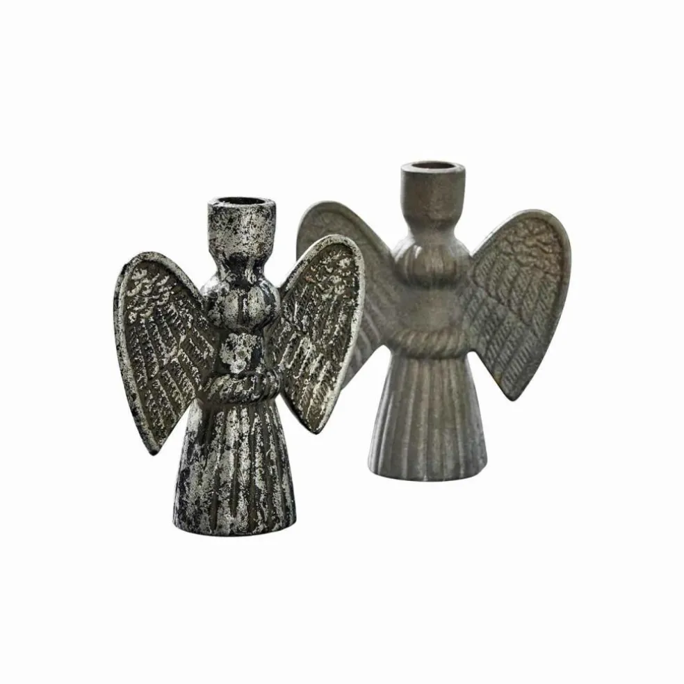 Lot de 2 bougeoirs Auvine