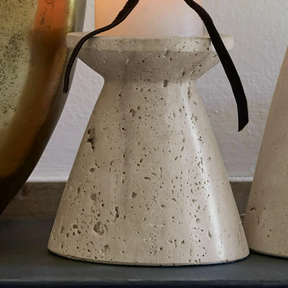 Lot de 2 bougeoirs Bazrahim