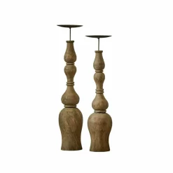 Lot de 2 bougeoirs Fleuries-sur-Marne