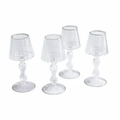 Lot de 4 bougeoirs Jouval
