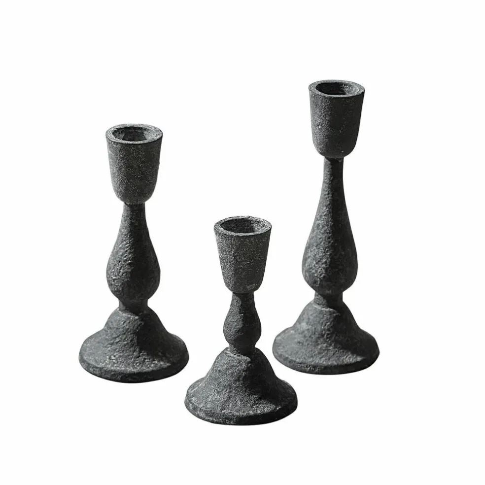 Lot de 3 bougeoirs Lavignoux