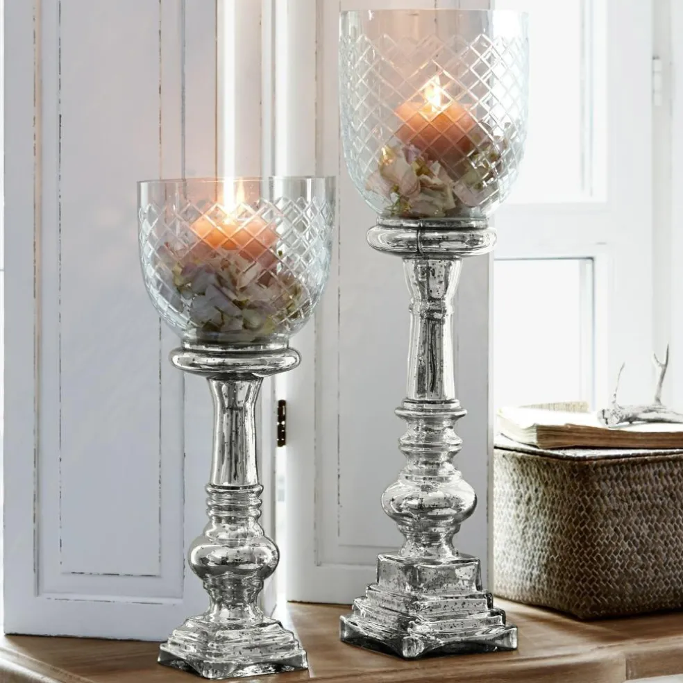 Lot de 2 bougeoirs Layci