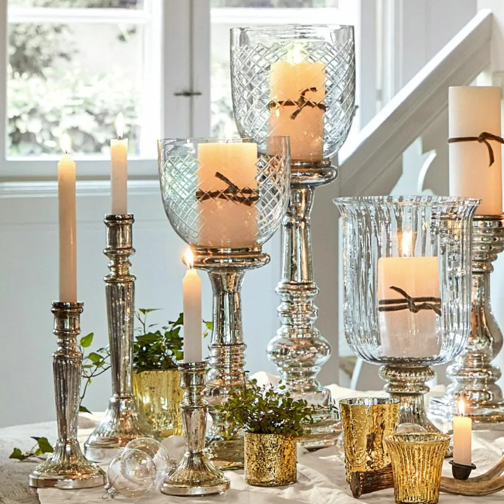 Lot de 2 bougeoirs Layci