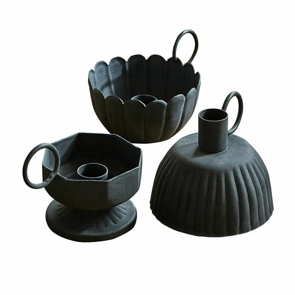 Lot de 3 bougeoirs Lazharin