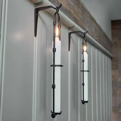 Lot de 2 bougeoirs muraux Vivendas