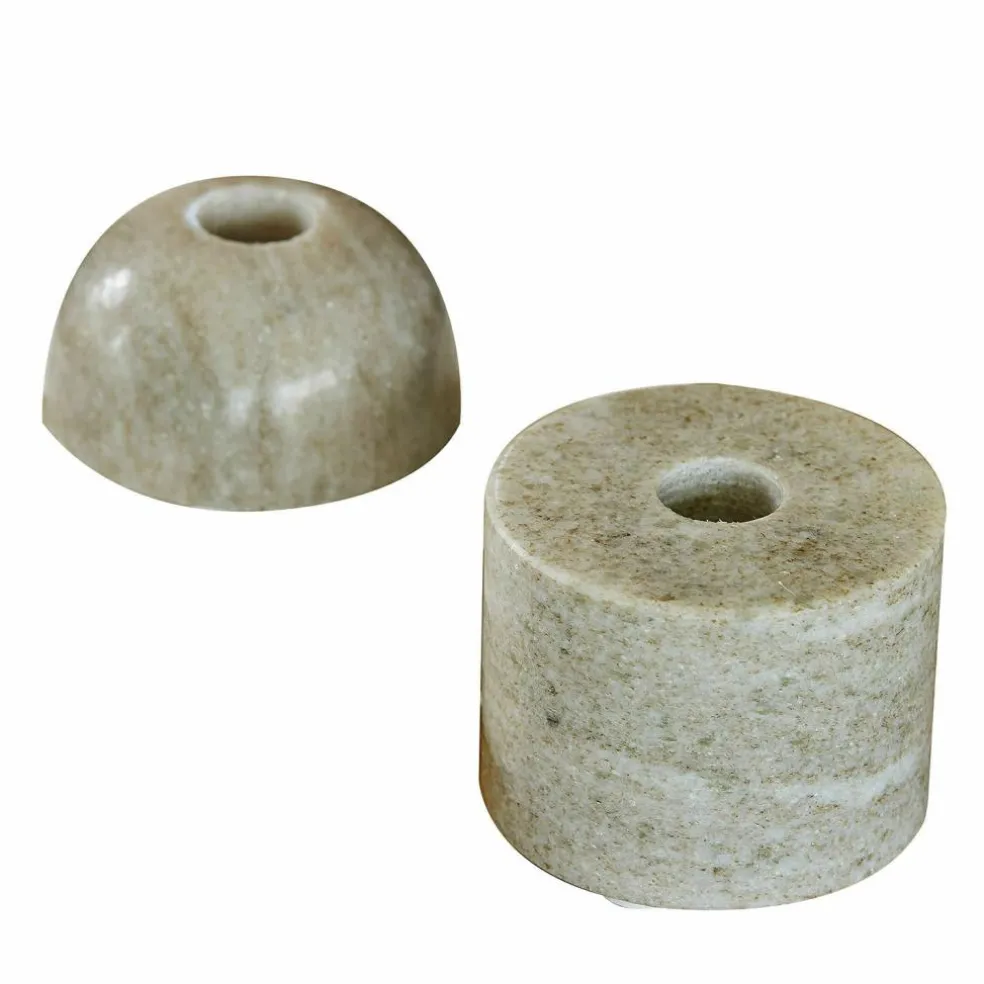 Lot de 2 bougeoirs Najira