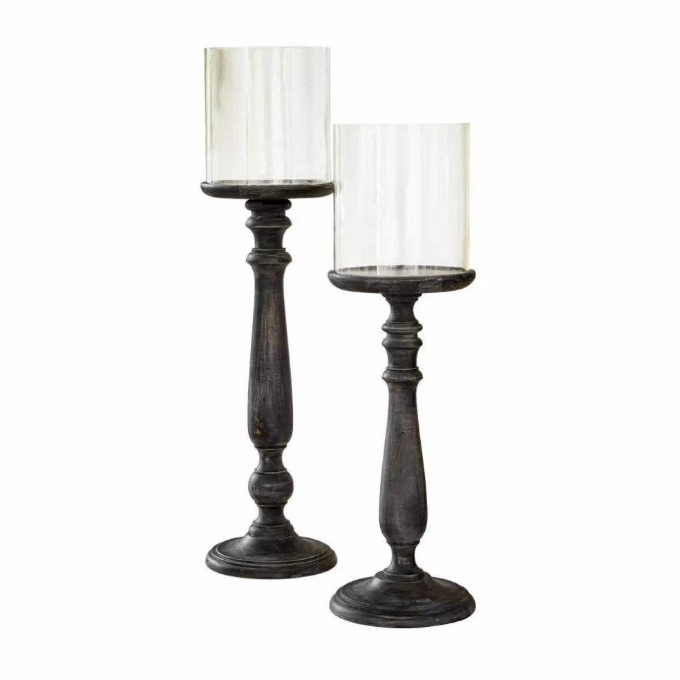 Lot de 2 bougeoirs Reville