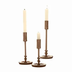 Lot de 3 bougeoirs Rivandre