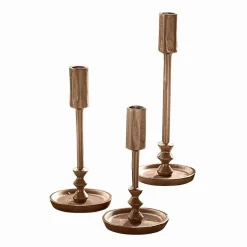 Lot de 3 bougeoirs Rivandre