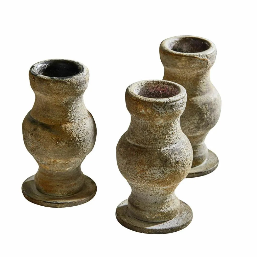 Lot de 3 bougeoirs Seranda