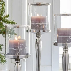 Lot de 3 bougeoirs Serres