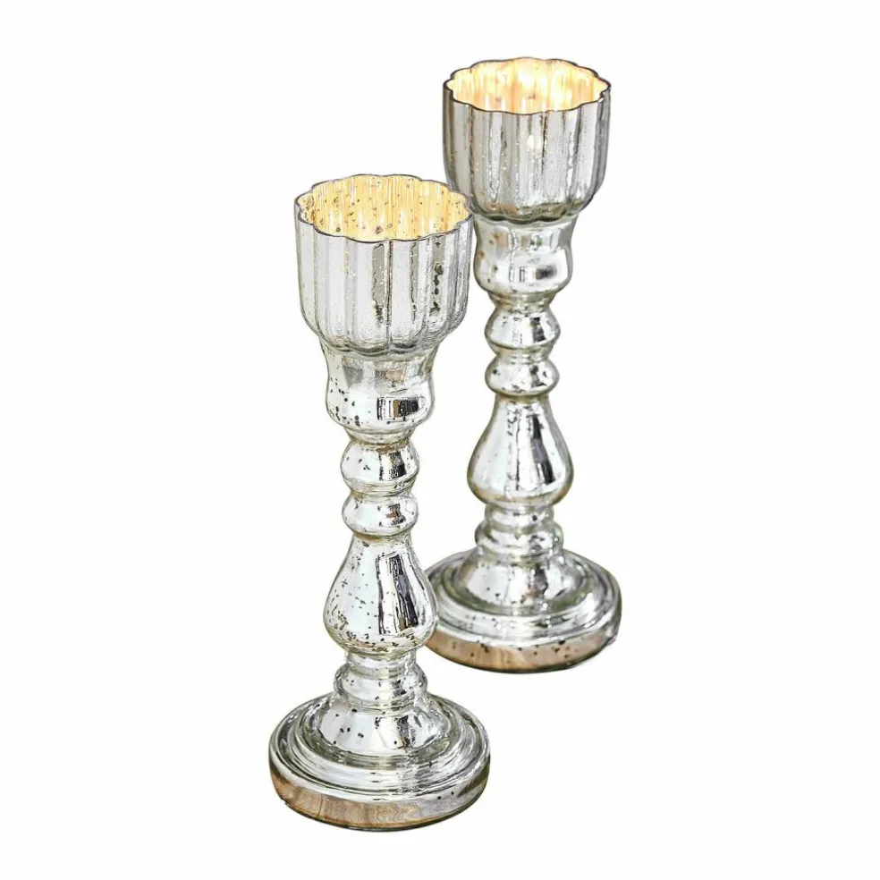 Lot de 2 bougeoirs Velanor