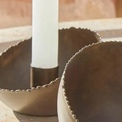 Lot de 3 bougeoirs Vignoux